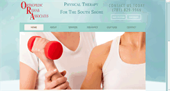 Desktop Screenshot of orthopedicrehabassociates.com